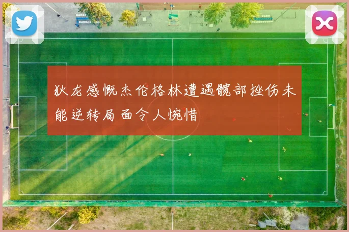 狄龙感慨杰伦格林遭遇髋部挫伤未能逆转局面令人惋惜